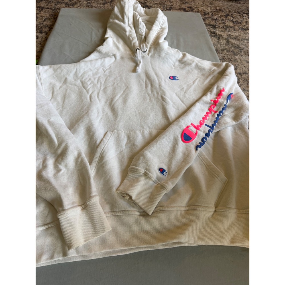Athleisure Womens Champion Hoodie L White